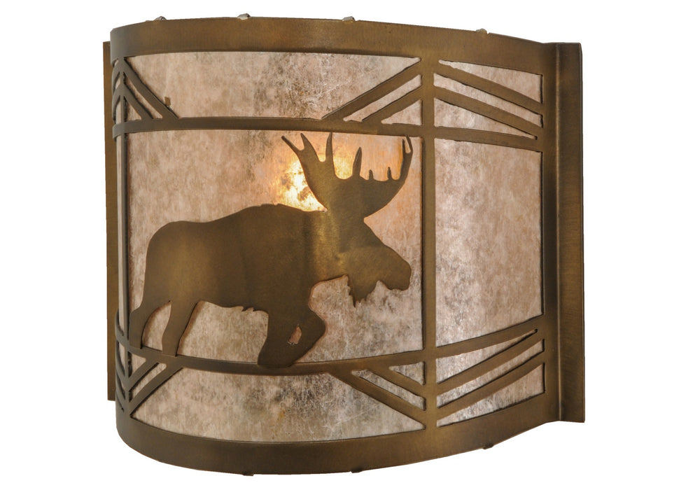 Meyda Tiffany 148035 One Light Wall Sconce, Antique Copper