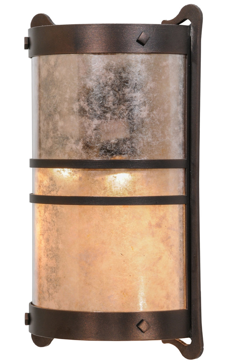 Meyda Tiffany 148122 Two Light Wall Sconce, Mahogany Bronze