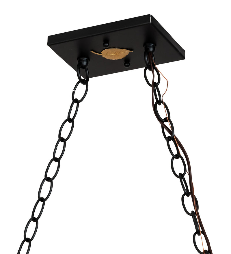 Meyda Tiffany 148128 Six Light Pendant, Textured Black