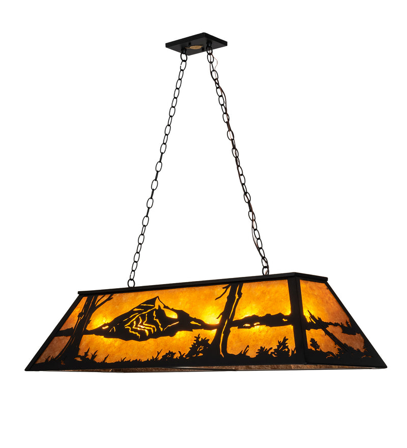 Meyda Tiffany 148128 Six Light Pendant, Textured Black