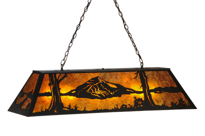 Meyda Tiffany 148128 Six Light Pendant, Textured Black
