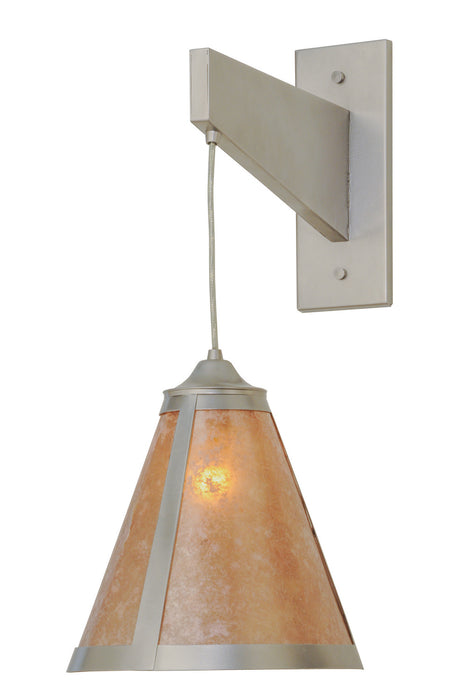 Meyda Tiffany 148257 One Light Wall Sconce, Nickel