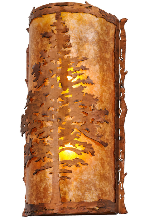 Meyda Tiffany 148381 LED Wall Sconce, Vintage Copper Textured