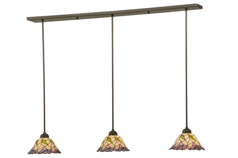 Meyda Tiffany 148424 Three Light Island Pendant, Timeless Bronze