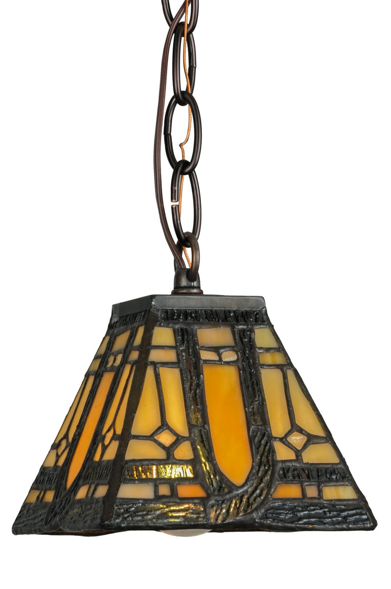 Meyda Tiffany 148556 One Light Mini Pendant, Custom