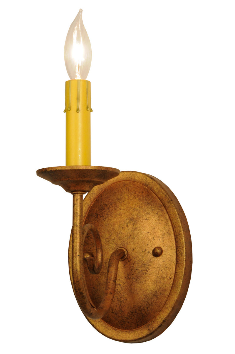 Meyda Tiffany 148575 One Light Wall Sconce, Autumn Leaf