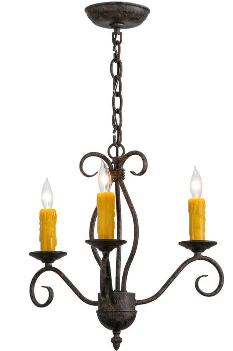 Meyda Tiffany 148750 Three Light Chandelier, Custom