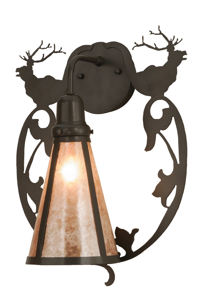 Meyda Tiffany 148884 One Light Wall Sconce, Timeless Bronze