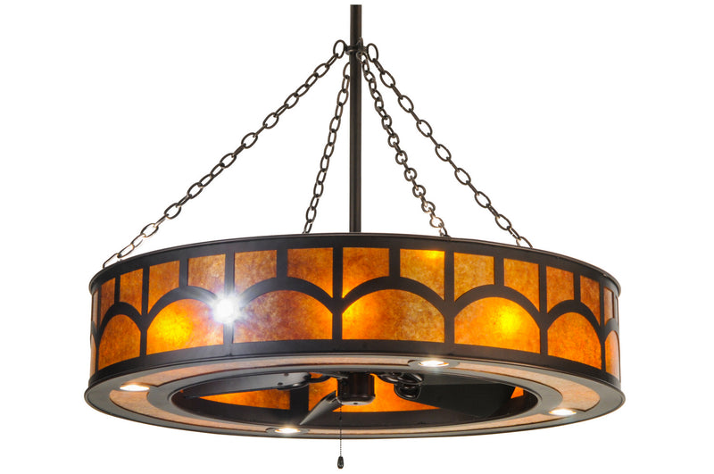 Meyda Tiffany 148947 16 Light Chandel-Air, Mahogany Bronze