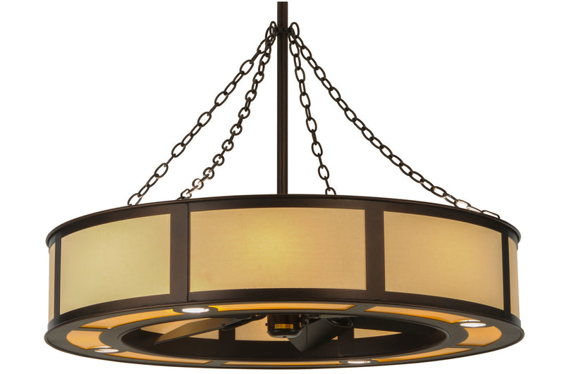 Meyda Tiffany 149154 16 Light Chandel-Air, Mahogany Bronze