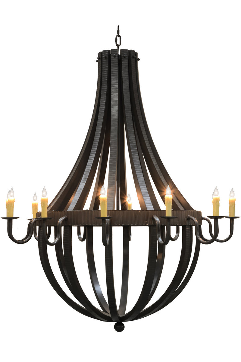 Meyda Tiffany 149172 12 Light Chandelier, Timeless Bronze