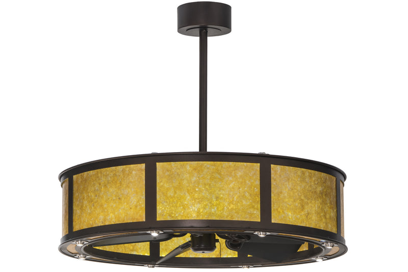 Meyda Tiffany 149288 LED Chandel-Air, Mahogany Bronze