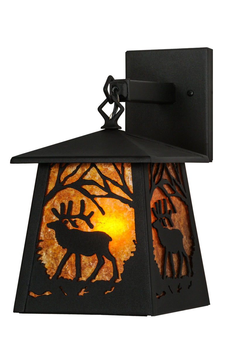 Meyda Tiffany 149299 One Light Wall Sconce, Textured Black