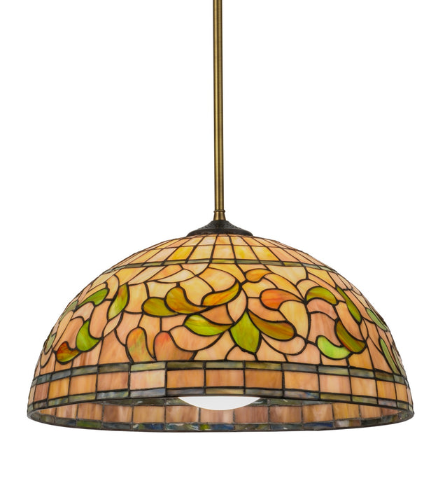 Meyda Tiffany 149378 One Light Pendant, Antique Copper