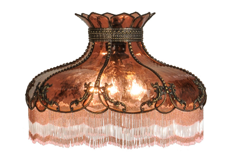 Meyda Tiffany 149639 Shade, Craftsman Brown W/Highlights