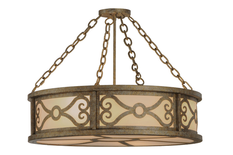Meyda Tiffany 149652 Four Light Semi-Flushmount, Corinth