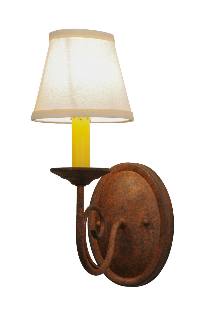 Meyda Tiffany 149664 One Light Wall Sconce, Rust,Custom