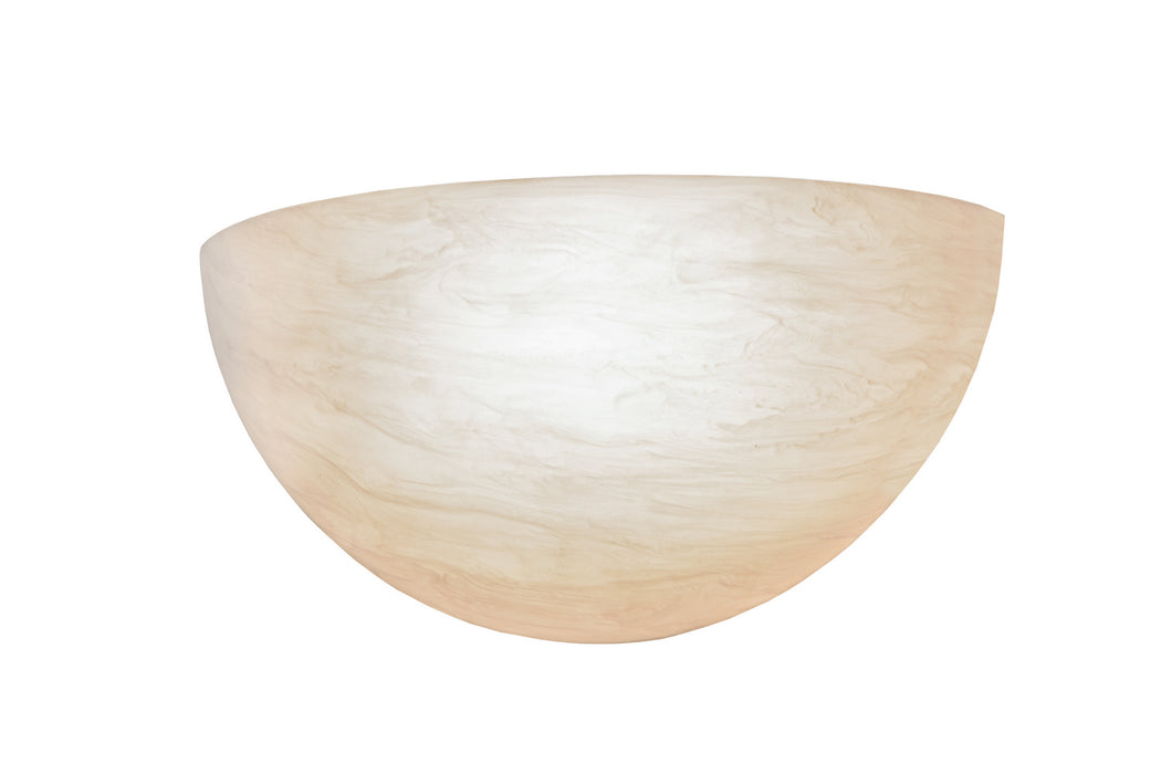 Meyda Tiffany 149765 One Light Wall Sconce, Gloss White