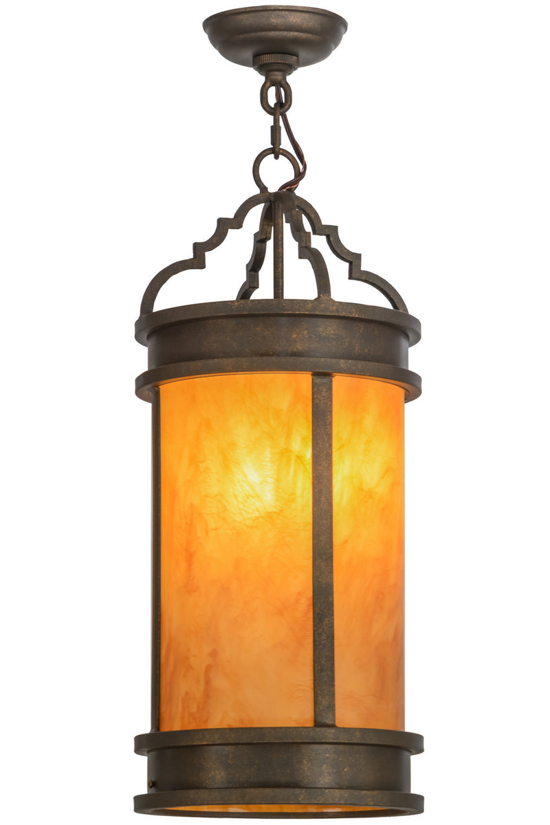 Meyda Tiffany 149975 Two Light Pendant, Gilded Tobacco