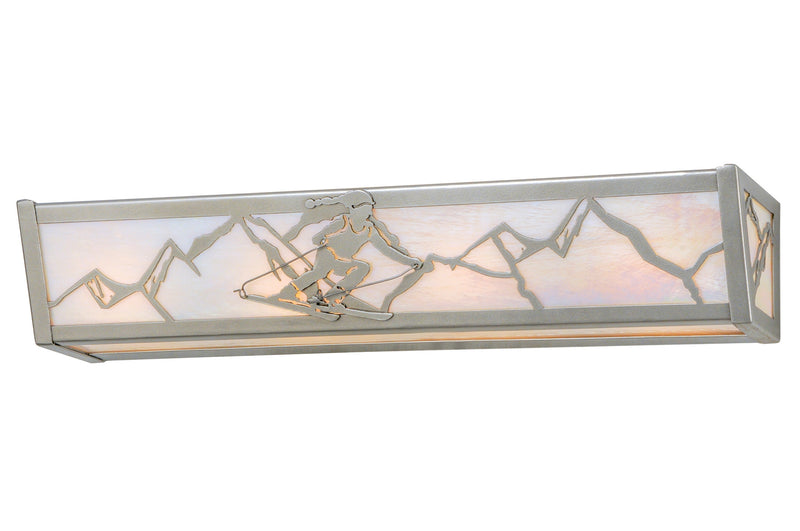 Meyda Tiffany 150132 Four Light Vanity, Nickel