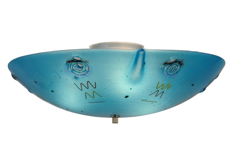 Meyda Tiffany 150181 Three Light Flushmount, Electra