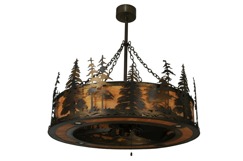 Meyda Tiffany 150260 20 Light Chandel-Air, Antique Copper,Burnished Copper