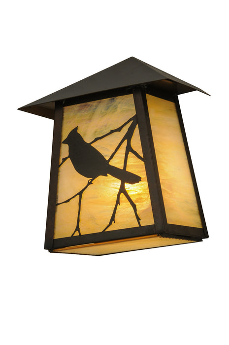 Meyda Tiffany 150382 One Light Wall Sconce, Craftsman Brown