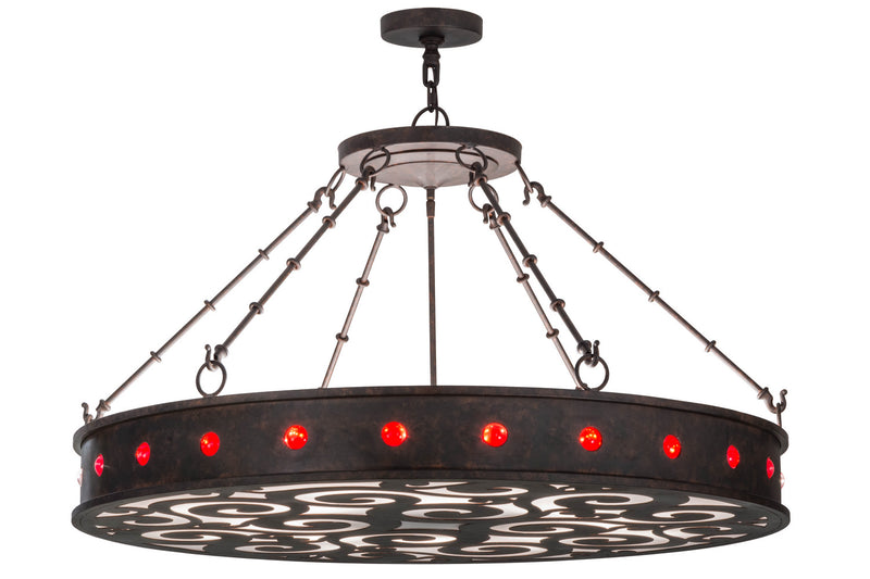 Meyda Tiffany 150383 16 Light Pendant, Cajun Spice