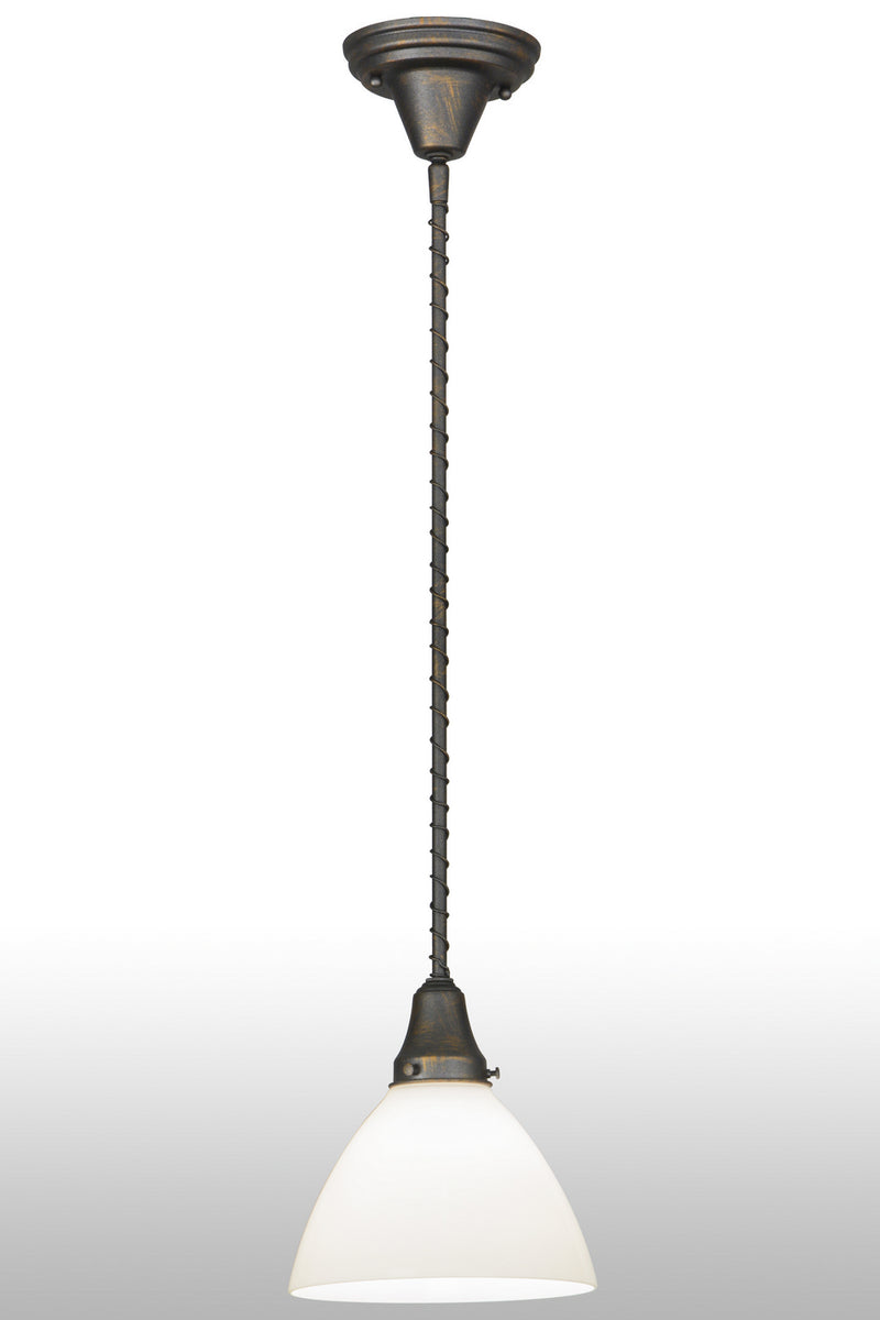 Meyda Tiffany 150461 One Light Pendant, French Bronze