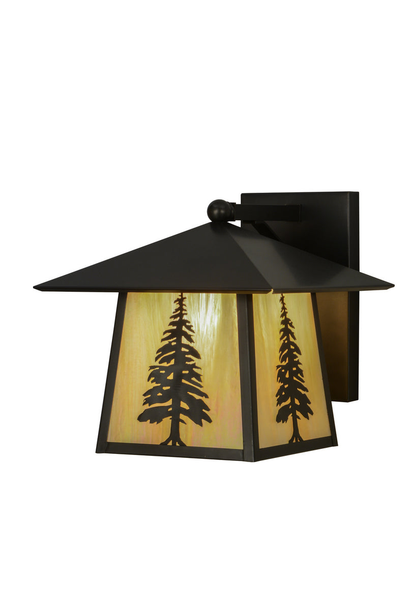 Meyda Tiffany 150781 One Light Wall Sconce, Craftsman Brown