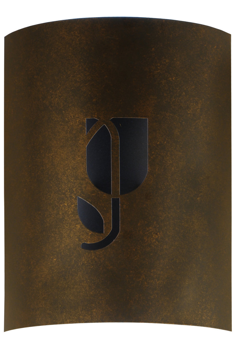 Meyda Tiffany 151122 LED Wall Sconce, Gilded Tobacco
