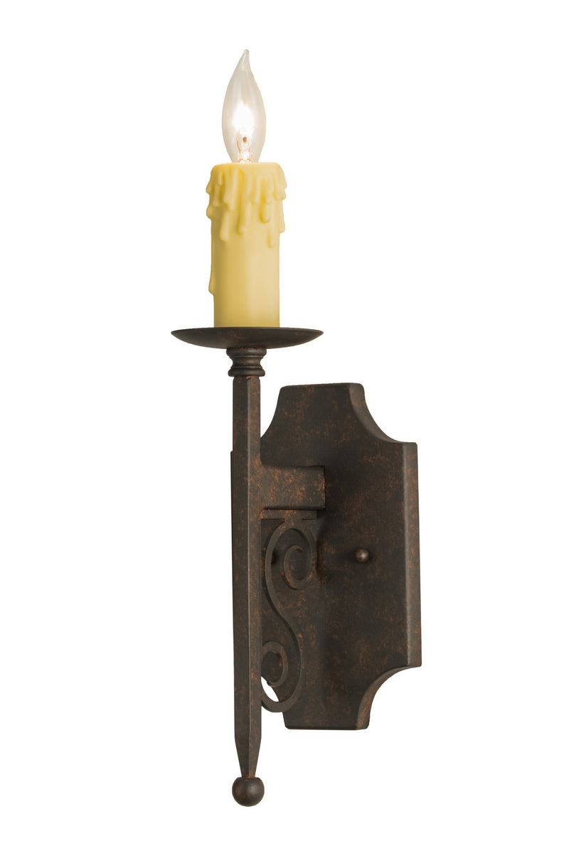 Meyda Tiffany 151197 One Light Wall Sconce, Cajun Spice Textured