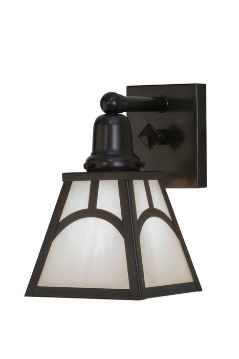 Meyda Tiffany 151261 One Light Wall Sconce, Craftsman Brown
