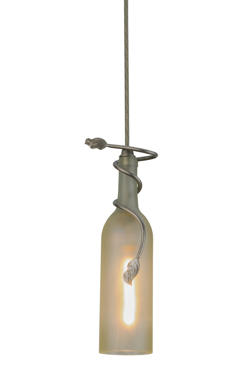 Meyda Tiffany 151308 One Light Mini Pendant, Nickel