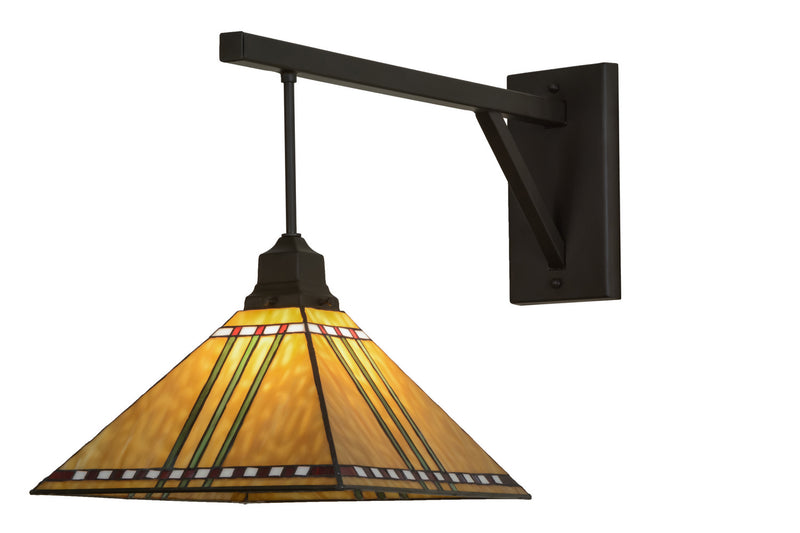 Meyda Tiffany 151333 One Light Wall Sconce, Oil Rubbed Bronze