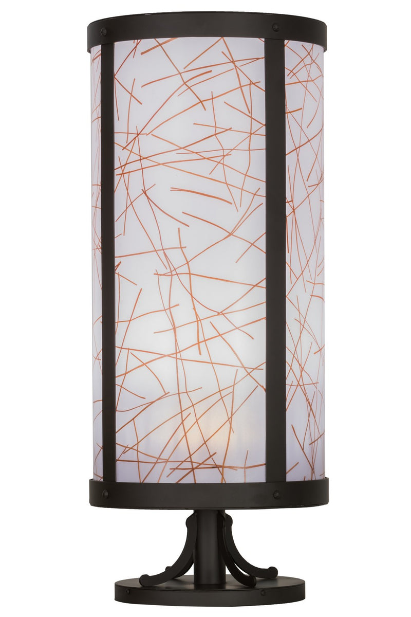 Meyda Tiffany 151404 One Light Pier Mount, Oil Rubbed Bronze