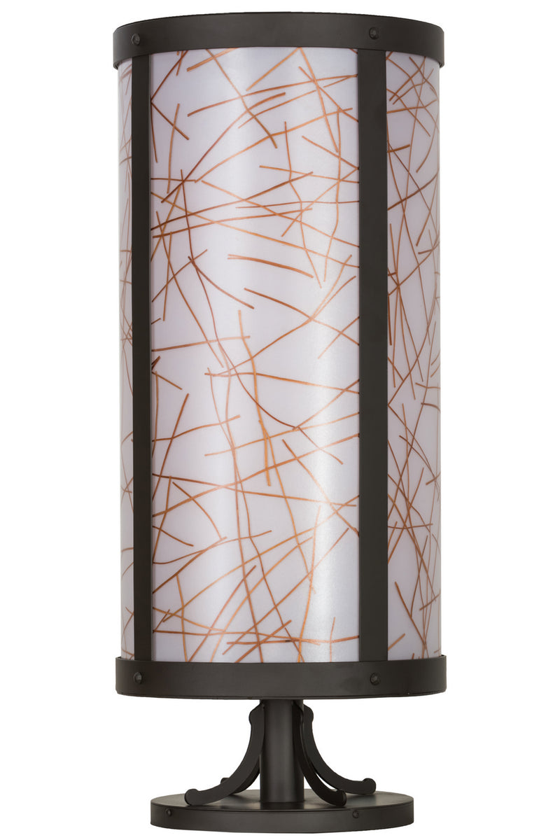 Meyda Tiffany 151404 One Light Pier Mount, Oil Rubbed Bronze