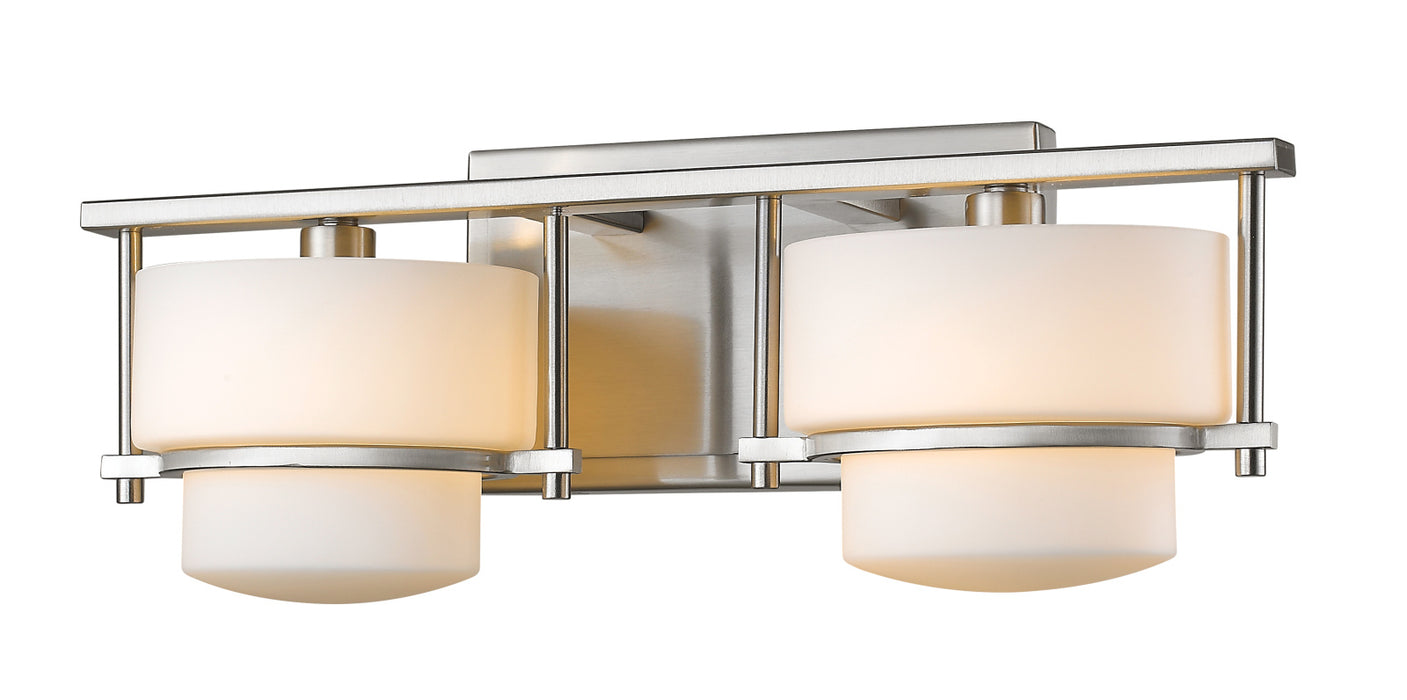 Z-Lite 3030-2V-BN Two Light Vanity, Brushed Nickel
