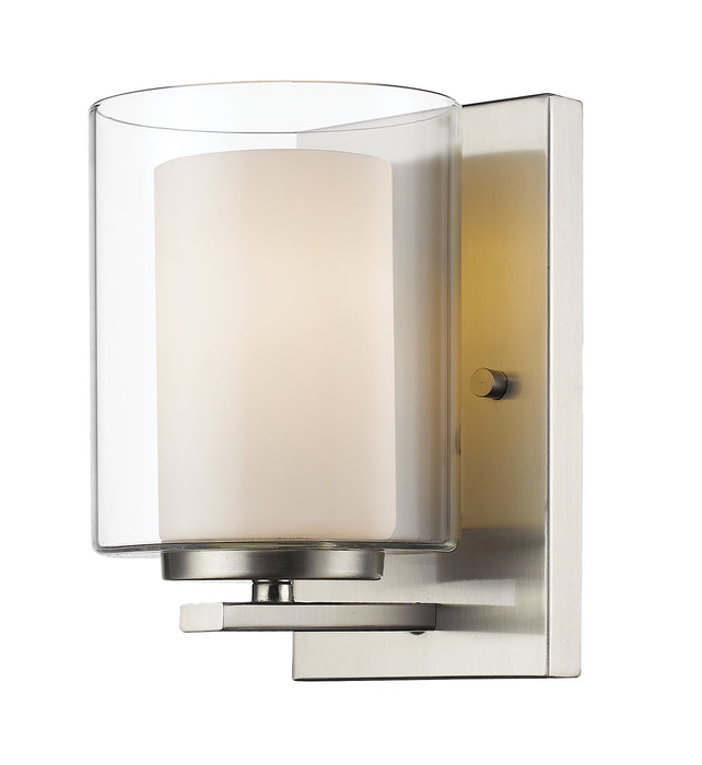 Z-Lite 426-1S-BN One Light Wall Sconce, Brushed Nickel