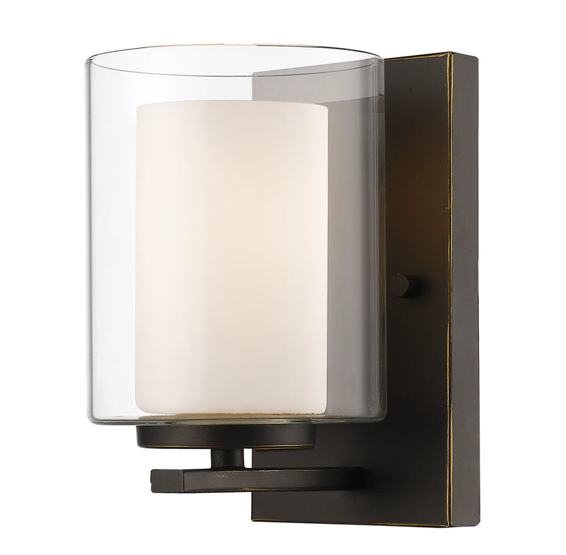Z-Lite 426-1S-OB One Light Wall Sconce, Olde Bronze