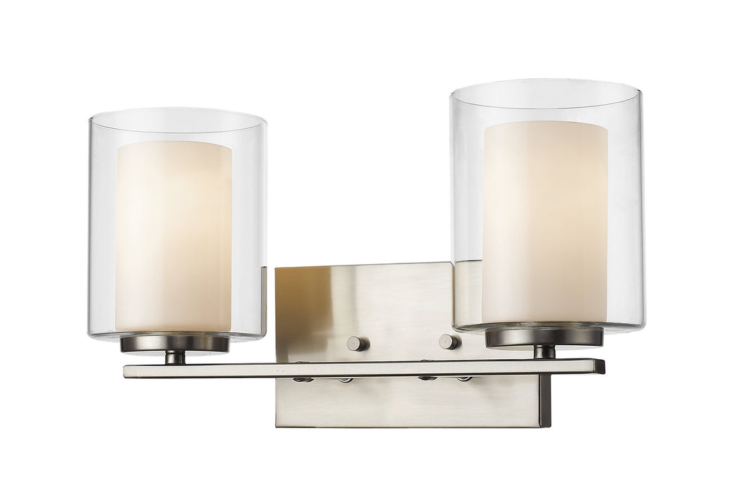 Z-Lite 426-2V-BN Two Light Vanity, Brushed Nickel