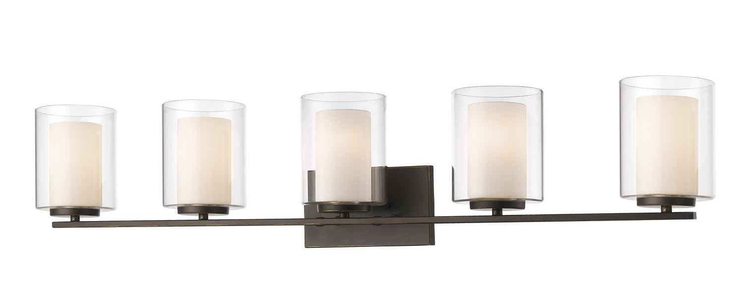 Z-Lite 426-5V-OB Five Light Vanity, Olde Bronze