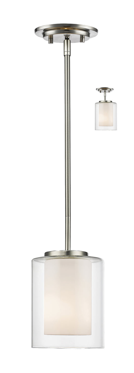 Z-Lite 426MP-BN One Light Pendant, Brushed Nickel