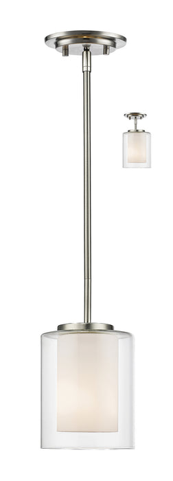 Z-Lite 426MP-BN One Light Pendant, Brushed Nickel