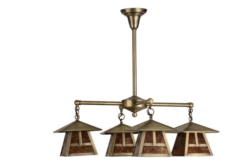 Meyda Tiffany 151753 Four Light Chandelier, Antique