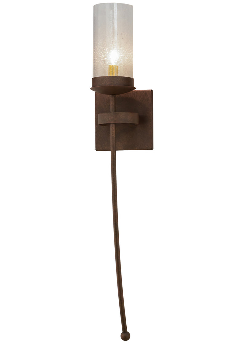 Meyda Tiffany 151761 One Light Wall Sconce, Antique Rust