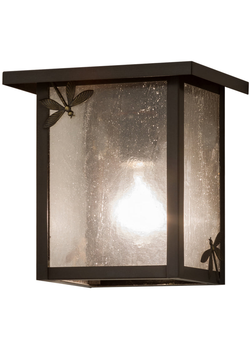 Meyda Tiffany 151833 One Light Wall Sconce, Craftsman Brown