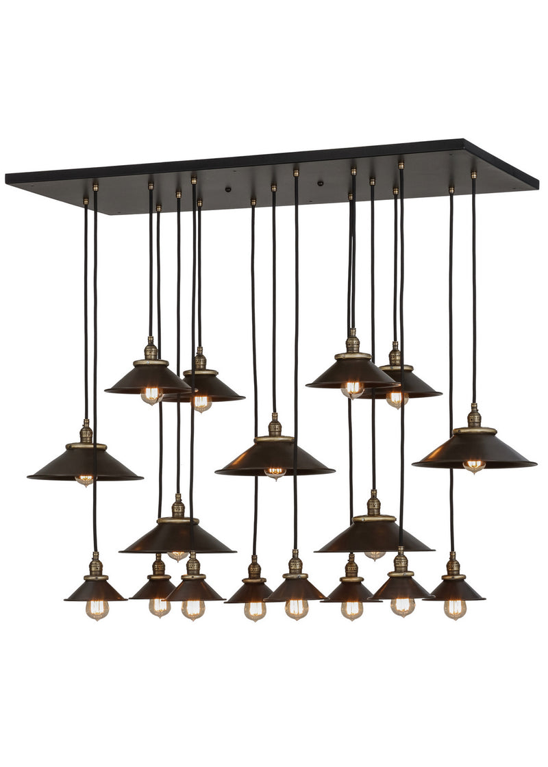 Meyda Tiffany 151910 17 Light Pendant, Black