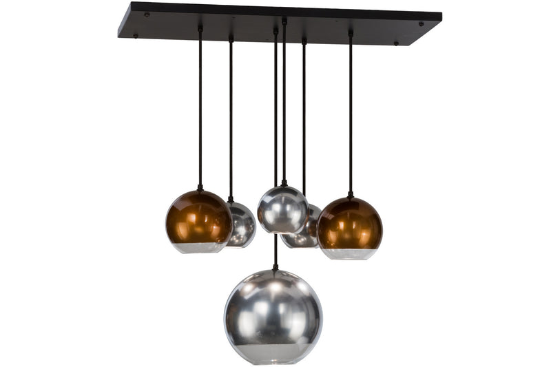 Meyda Tiffany 151942 Six Light Chandelier, Black