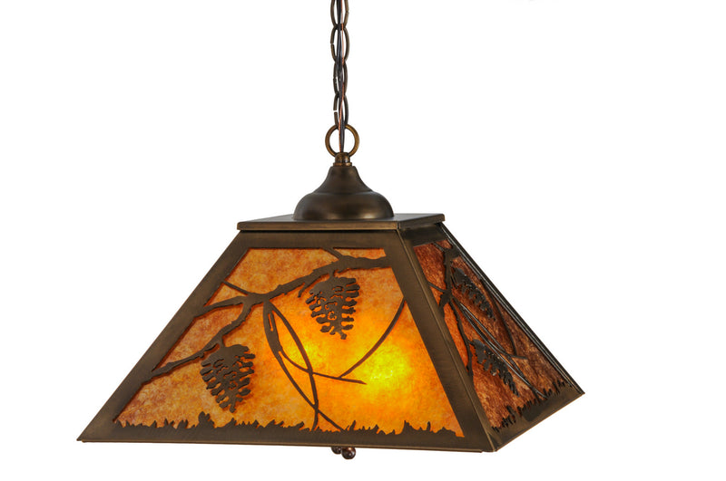 Meyda Tiffany 152029 Two Light Pendant, Antique Copper